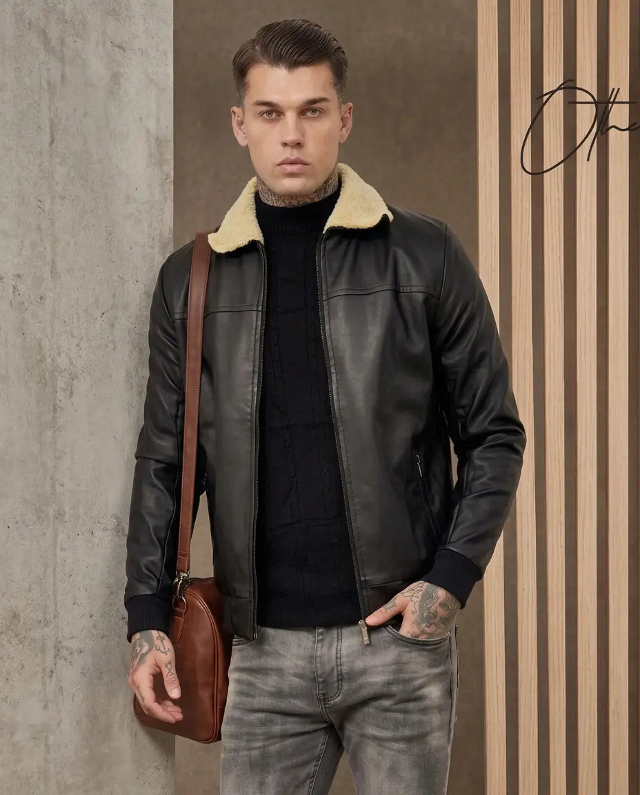 Chaqueta Aviator Sherpa