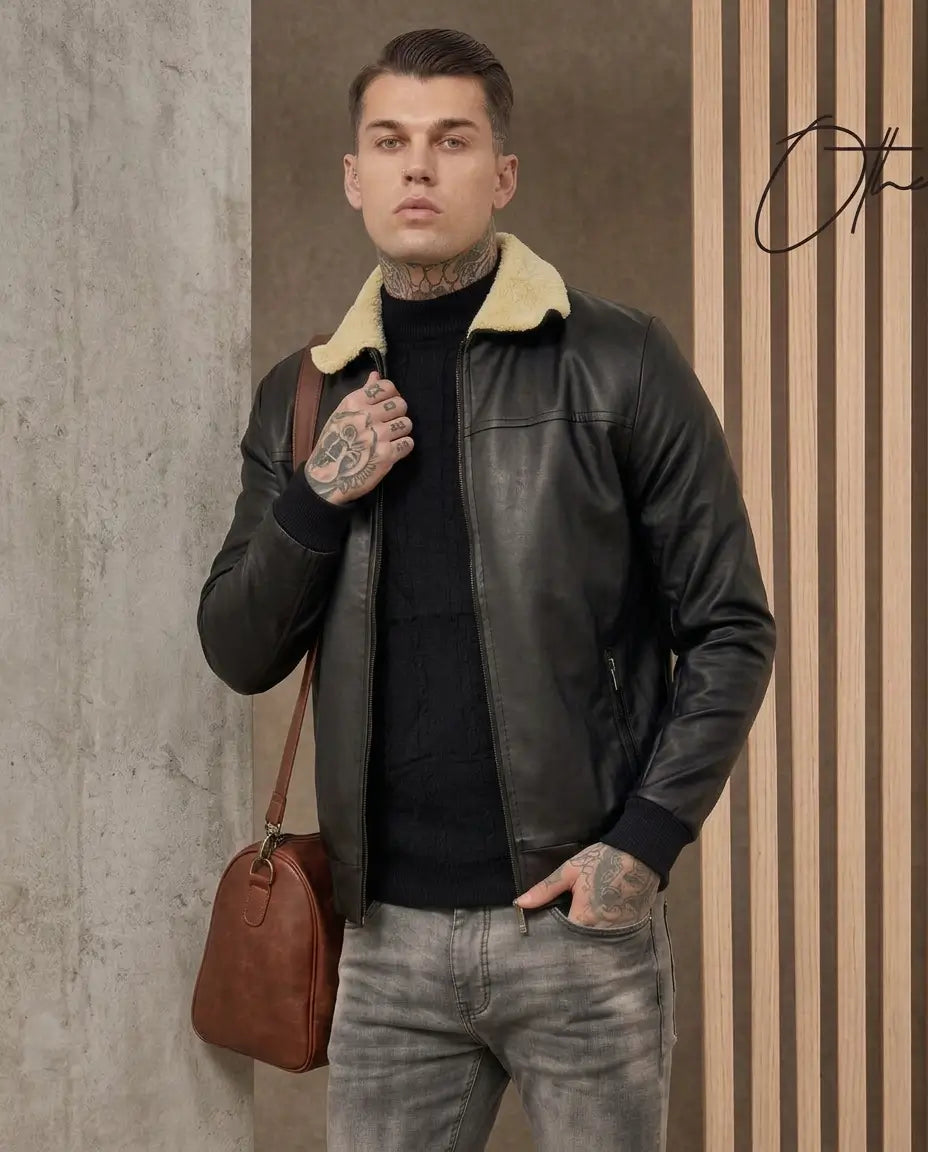 Chaqueta Aviator Sherpa