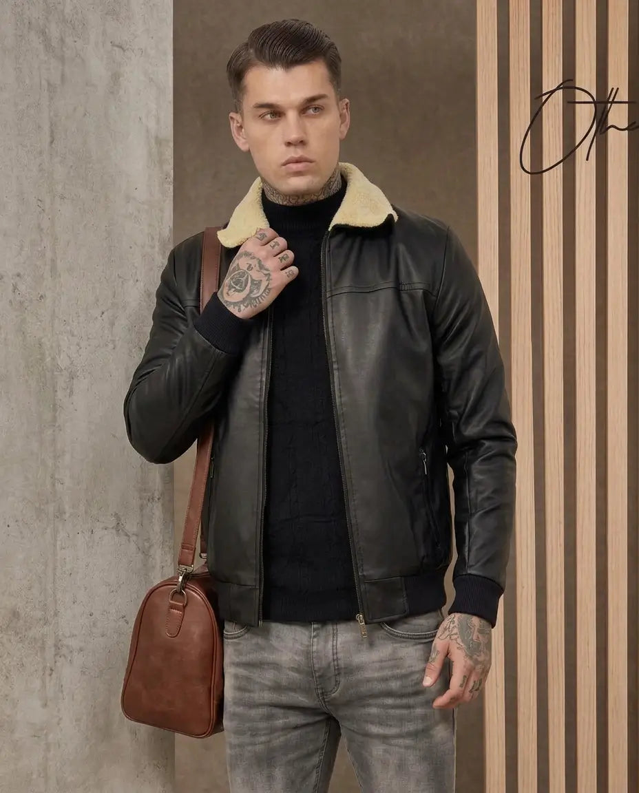 Chaqueta Aviator Sherpa